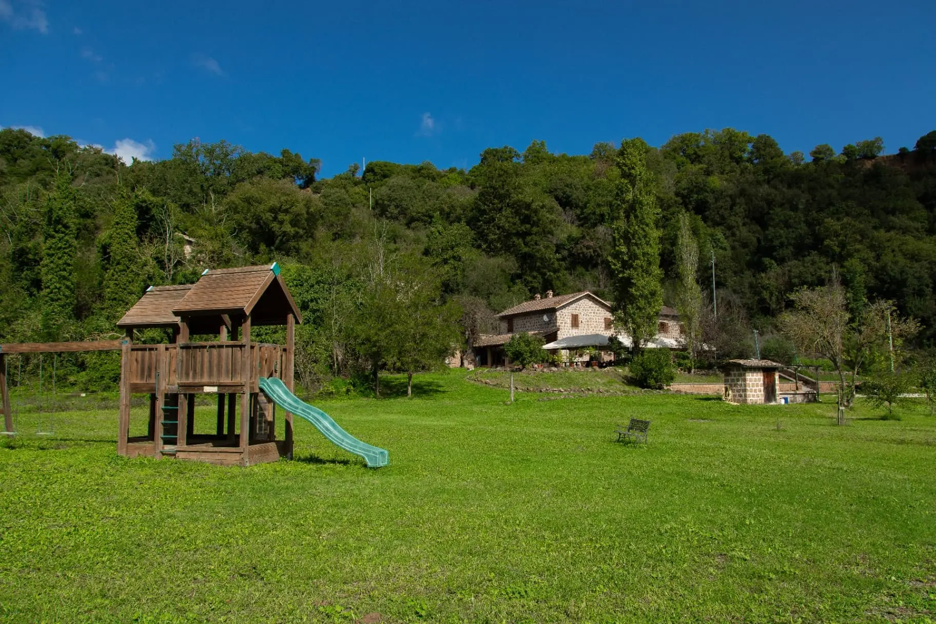 Casale exterior and panoramic views