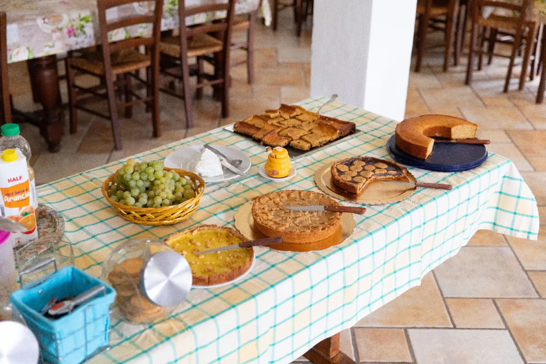 Traditional Italian breakfast